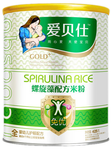 愛(ài)貝仕螺旋藻免優(yōu)配方米粉