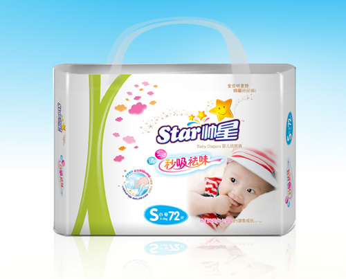 帥星yinge秒吸祛味紙尿褲S碼