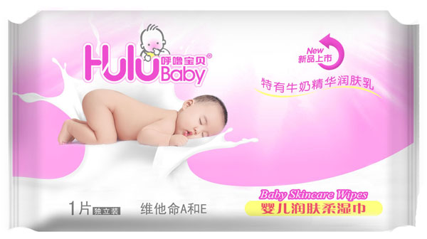 呼嚕寶貝yinge潤膚柔濕巾1片裝