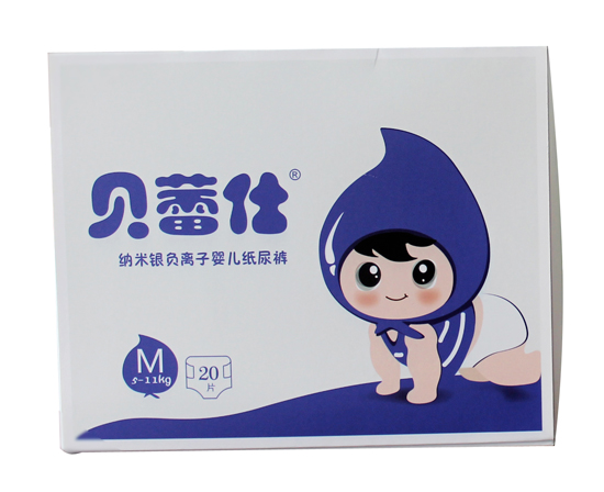 貝蕾仕納米銀負(fù)離子yinge紙尿褲M(mǎn)碼
