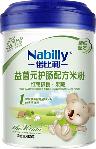諾比利紅棗核桃果蔬益菌元護(hù)腸配方米粉