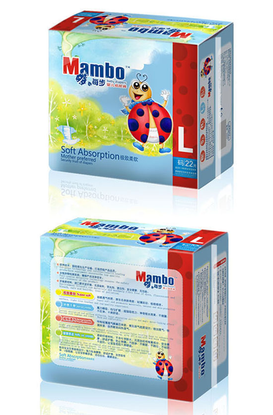 Mambo每步y(tǒng)inge紙尿褲L碼22片小包裝