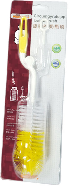 矇矇兔旋轉(zhuǎn)PP奶瓶刷