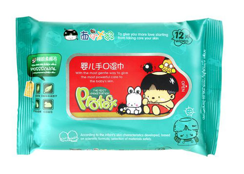西瓜太郎yinge手口濕紙巾(12片裝)