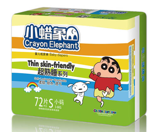 小蠟象超熟睡系列yinge紙尿褲S碼72片