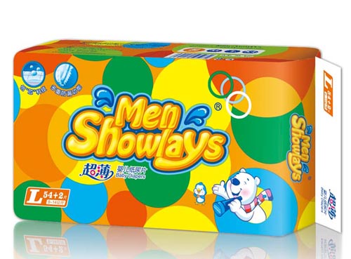 Menshowlays超薄yinge紙尿片L碼