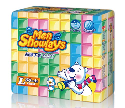 Menshowlays極薄干爽yinge紙尿片L碼