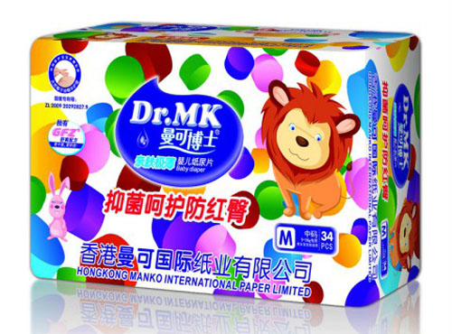 曼可博士親膚極薄yinge紙尿片M碼