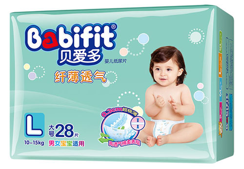 貝愛多纖薄透氣紙尿片L碼26片