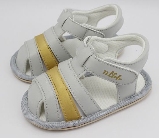 娜拉寶舒適結實嬰兒鞋灰色