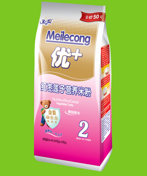 美樂聰紅棗蓮子營養(yǎng)米粉2段