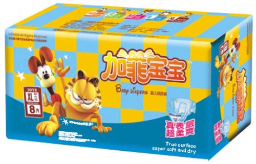 加菲寶寶超柔爽超薄yinge紙尿褲XL碼8片