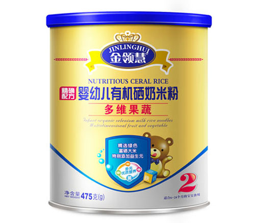 金領(lǐng)慧多維果蔬yingye有機(jī)硒米粉2段