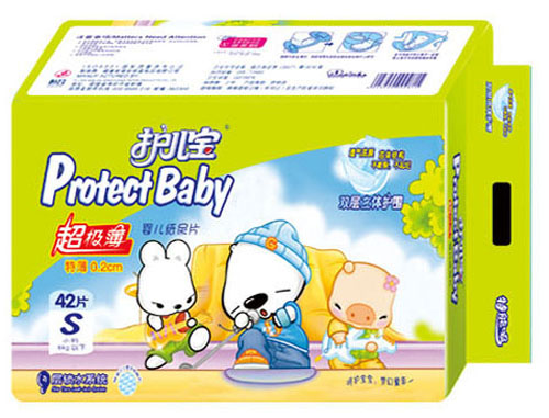 護兒寶超級薄yinge紙尿片S碼42片