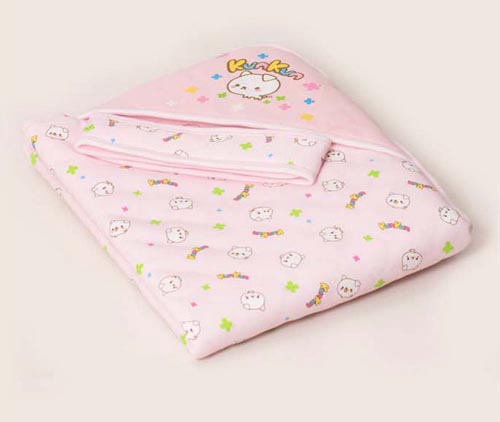 KUNKUNyinge用包巾粉紅色