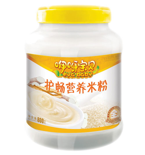 咿呀寶貝護(hù)腸營(yíng)養(yǎng)米粉(桶裝金黃色)全段