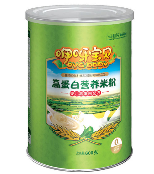 咿呀寶貝yinge高蛋白營(yíng)養(yǎng)米粉聽裝0段