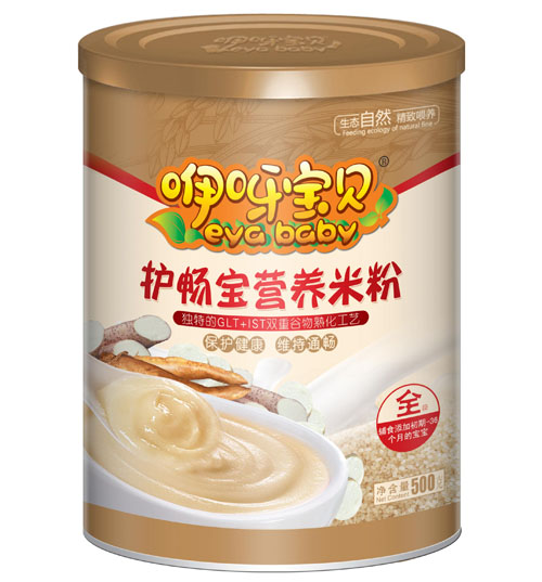 咿呀寶貝護(hù)腸寶營養(yǎng)米粉聽裝