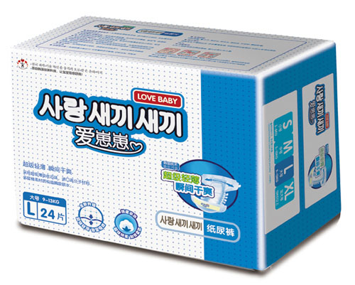 愛崽崽超薄紙尿褲L碼
