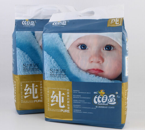 比目魚加棉快吸純品質(zhì)yinge紙尿褲S碼50片