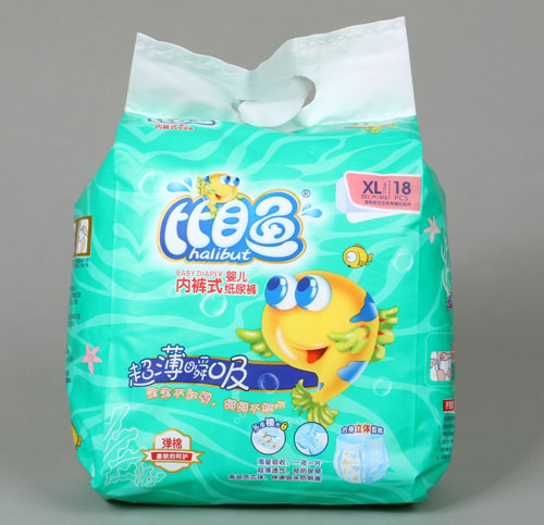比目魚(yú)超薄瞬吸內(nèi)褲式嬰兒紙尿褲XL碼18片