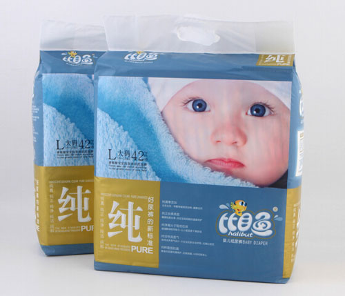 比目魚加棉快吸純品質yinge紙尿褲L碼42片