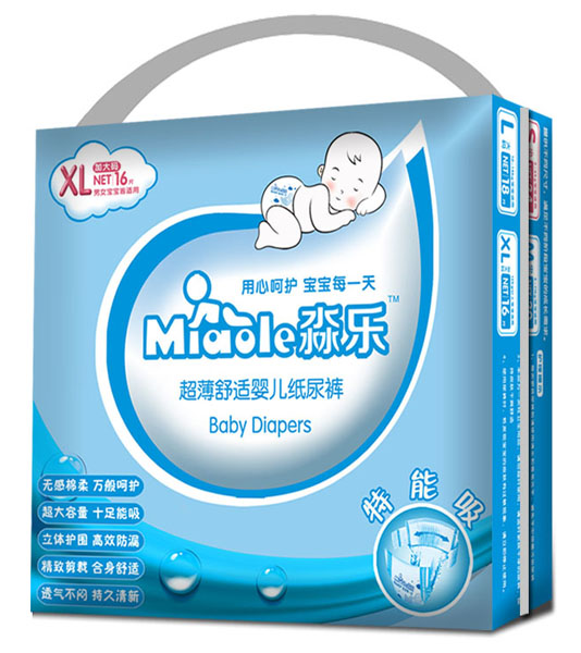 淼樂超薄舒適yinge紙尿褲XL碼16片