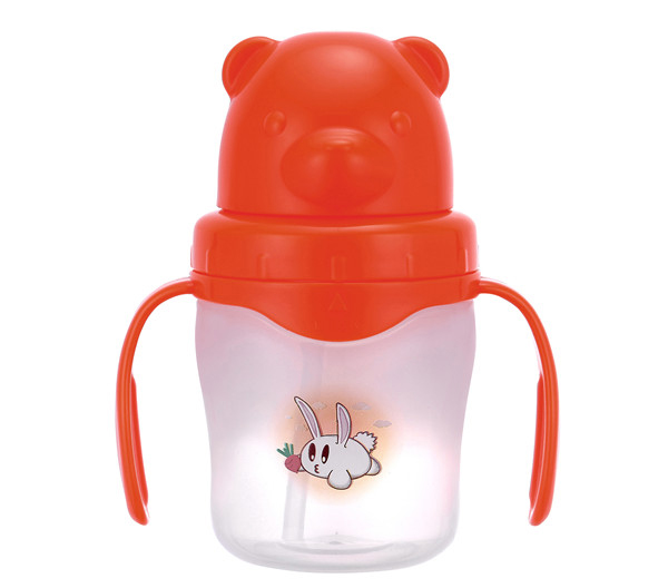 丘比兔紅色卡通飲水杯270ml