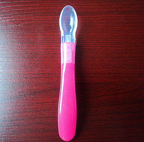 彩虹屋硅膠yinge勺粉色