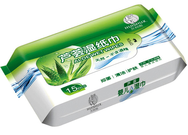 灰樹熊蘆薈濕紙巾15片裝