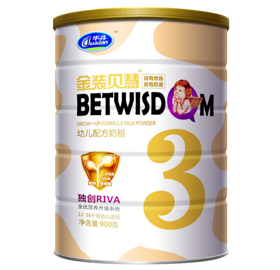 金裝貝慧幼兒配方奶粉3段聽裝