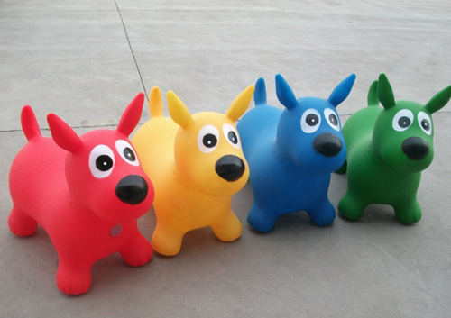 哈哈球普通音樂(lè)及普通狗充氣玩具