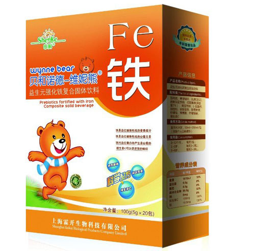 貝和諾德-維妮熊益生元強化鐵復(fù)合固體飲料