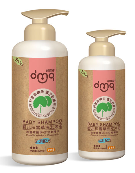 哆咪奇yinge積雪草洗發(fā)沐浴二合一