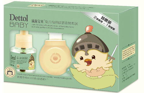 滴露寶貝yinge電熱蚊香液特惠裝2液+1器