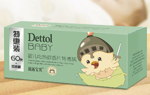 滴露寶貝yinge電熱蚊香片特惠裝60片+1個加熱器