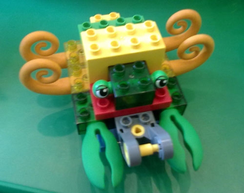 樂高螃蟹積木玩具