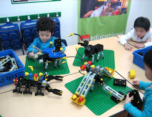 樂高挖掘機積木玩具