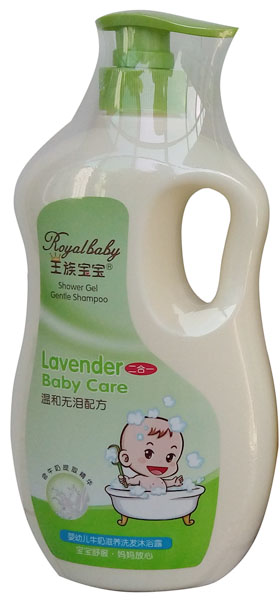 王族寶寶牛奶滋養(yǎng)洗發(fā)沐浴露750ml