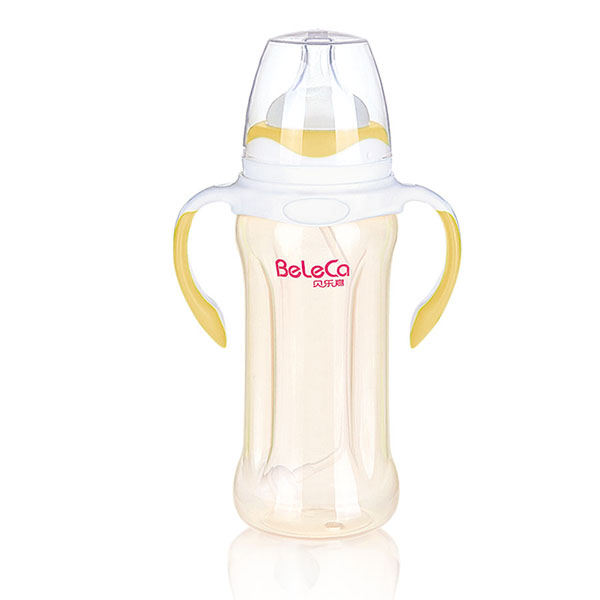貝樂嘉黃白兩色標(biāo)口全自動yinge奶瓶