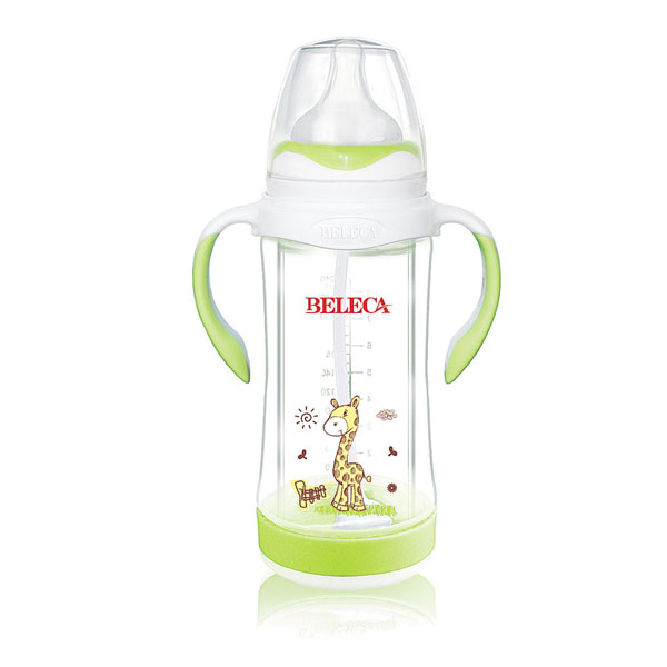 貝樂嘉貼花yinge奶瓶綠色