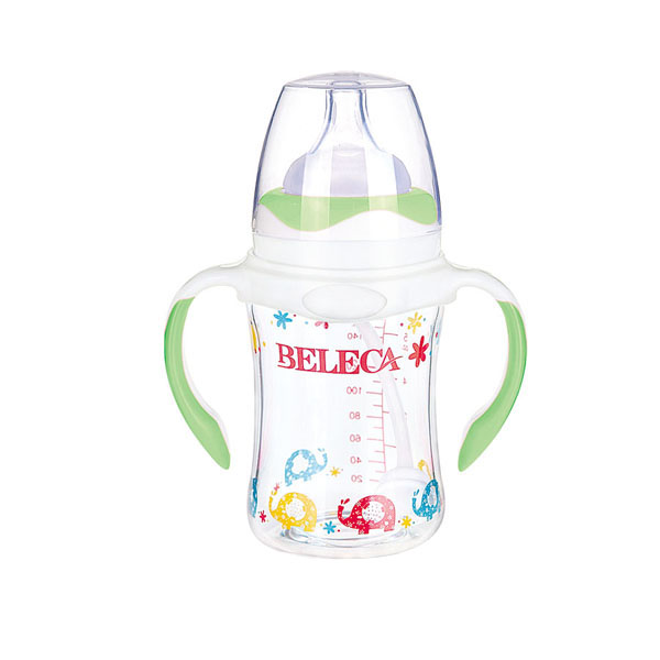 貝樂嘉雙層防爆防摔yinge奶瓶