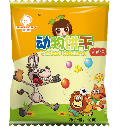 麥聰動物餅干香蕉味
