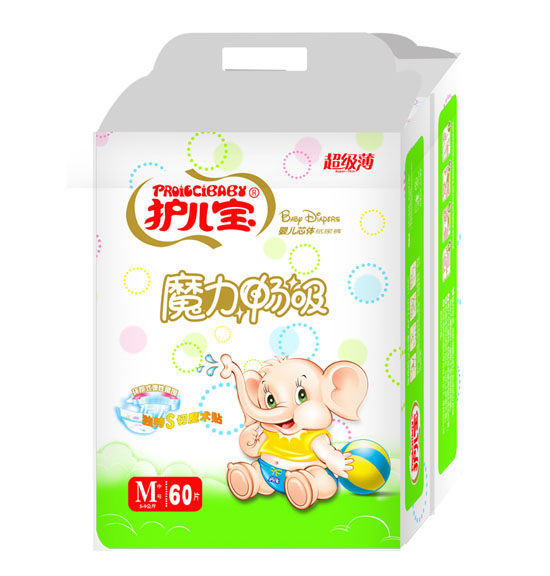 護(hù)兒寶魔力暢吸yinge芯體紙尿褲M(mǎn)碼60片大包
