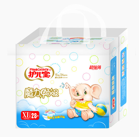護(hù)兒寶魔力暢吸yinge芯體紙尿褲XL碼中包