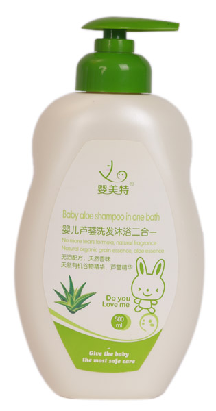 嬰美特yinge蘆薈洗發(fā)沐浴二合一500ml