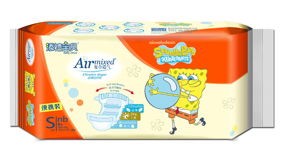 添禧寶貝復合透氣超薄紙尿褲S碼便攜裝