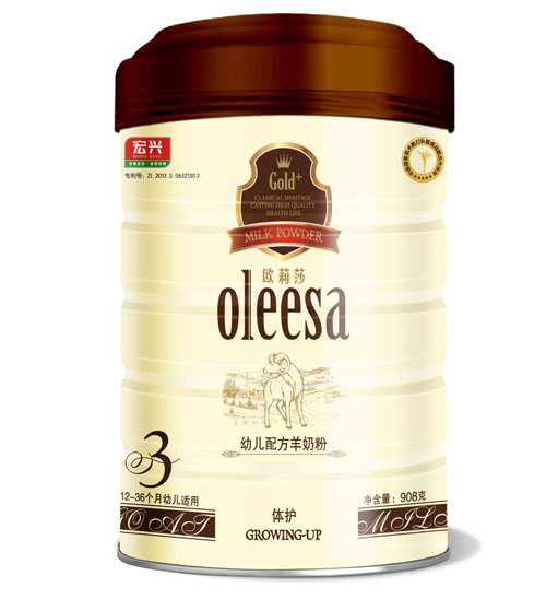 歐莉莎體護youe配方羊奶粉3段908g