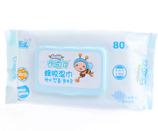 愛奇諾天然蜂膠yinge口手無香80片枕式加蓋(藍)1