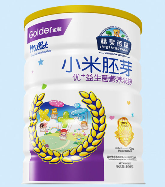 精靈蓓蓓優(yōu)+益生菌小米胚芽營(yíng)養(yǎng)米粉